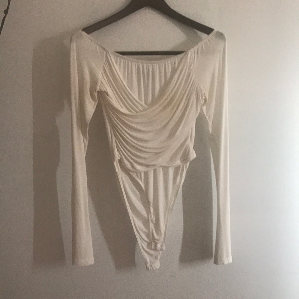 White bodysuit from Sabo Skirt